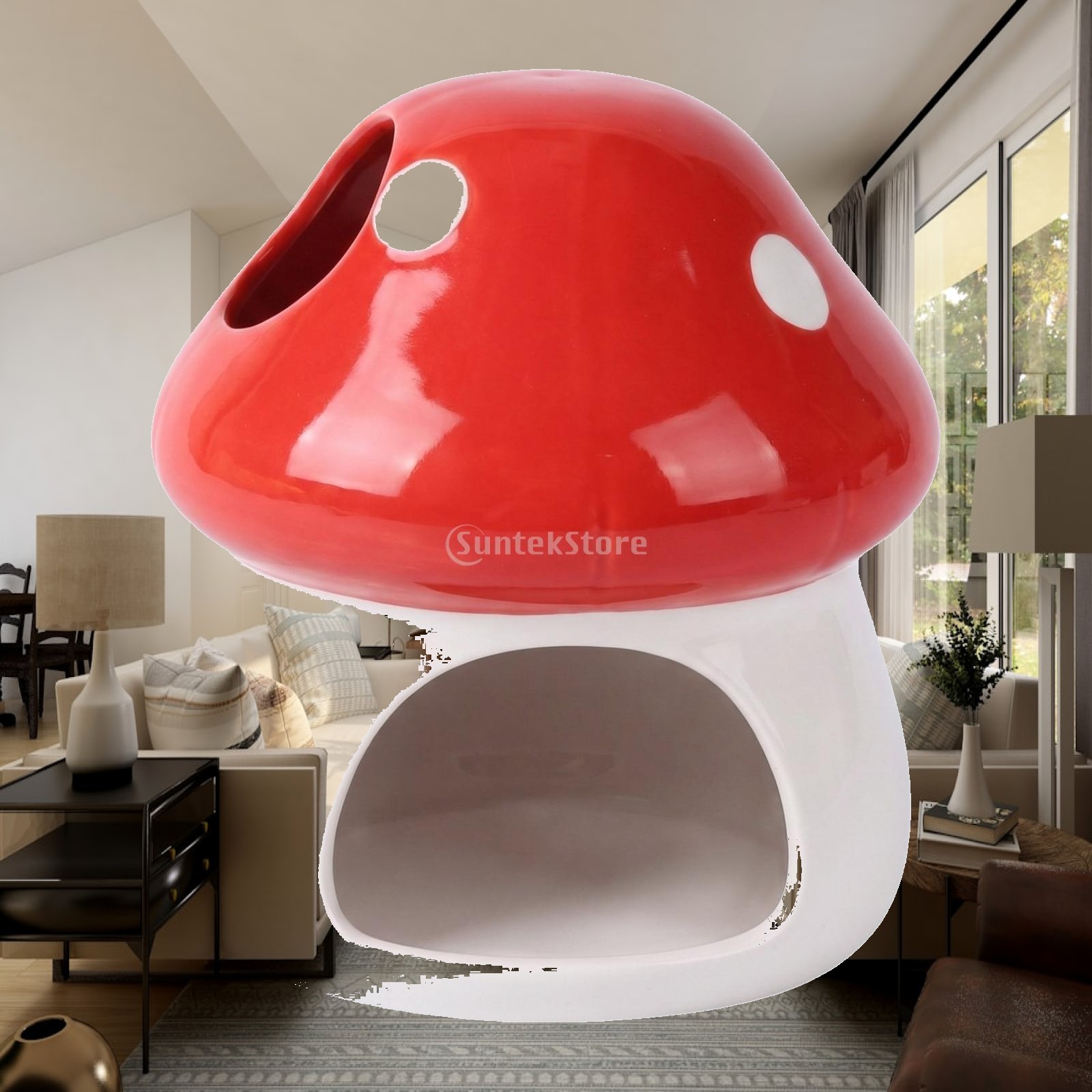 Hide Cave Ceramic - Seramik Hamster Evi Mağara Habitatı Hamster