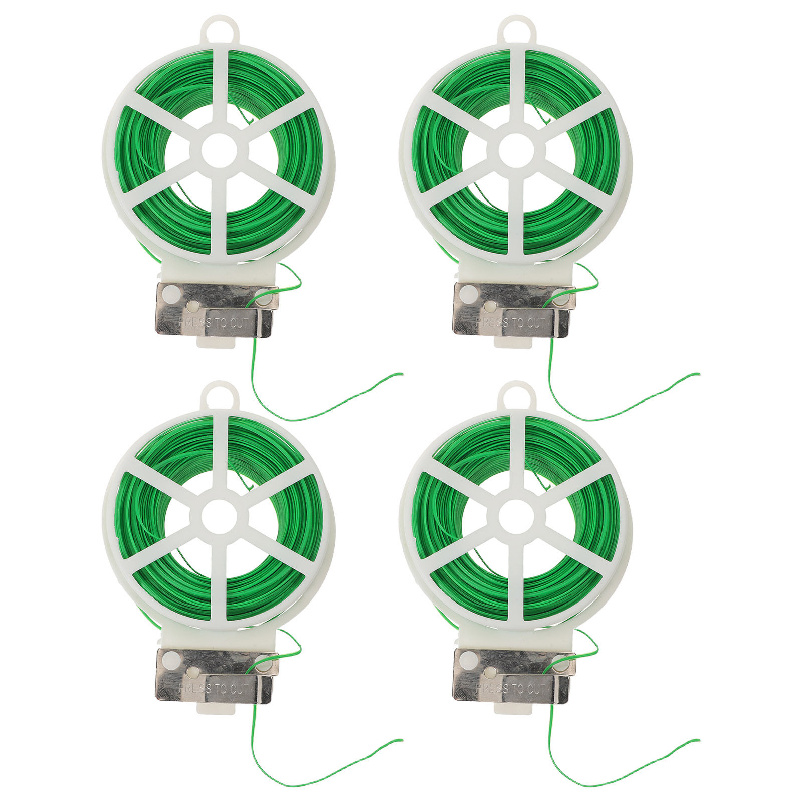 Vine Climbing Plastic - 4 Rulo Yeşil Plastik Kaplamalı Ağır