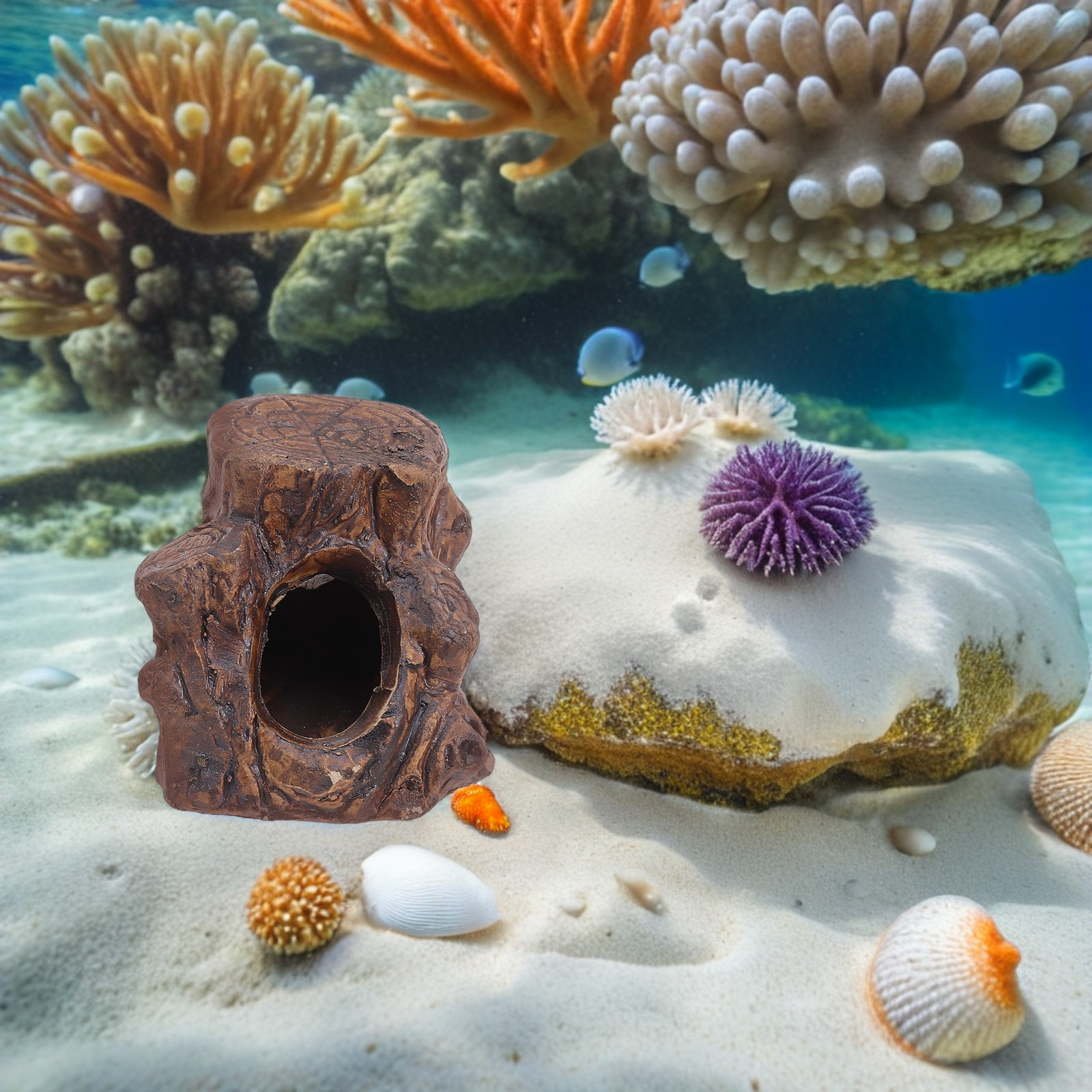 2 Adet Balık Tankı Akvaryum Sa - Hide Cave Ceramic incelemesi ve fiyatı