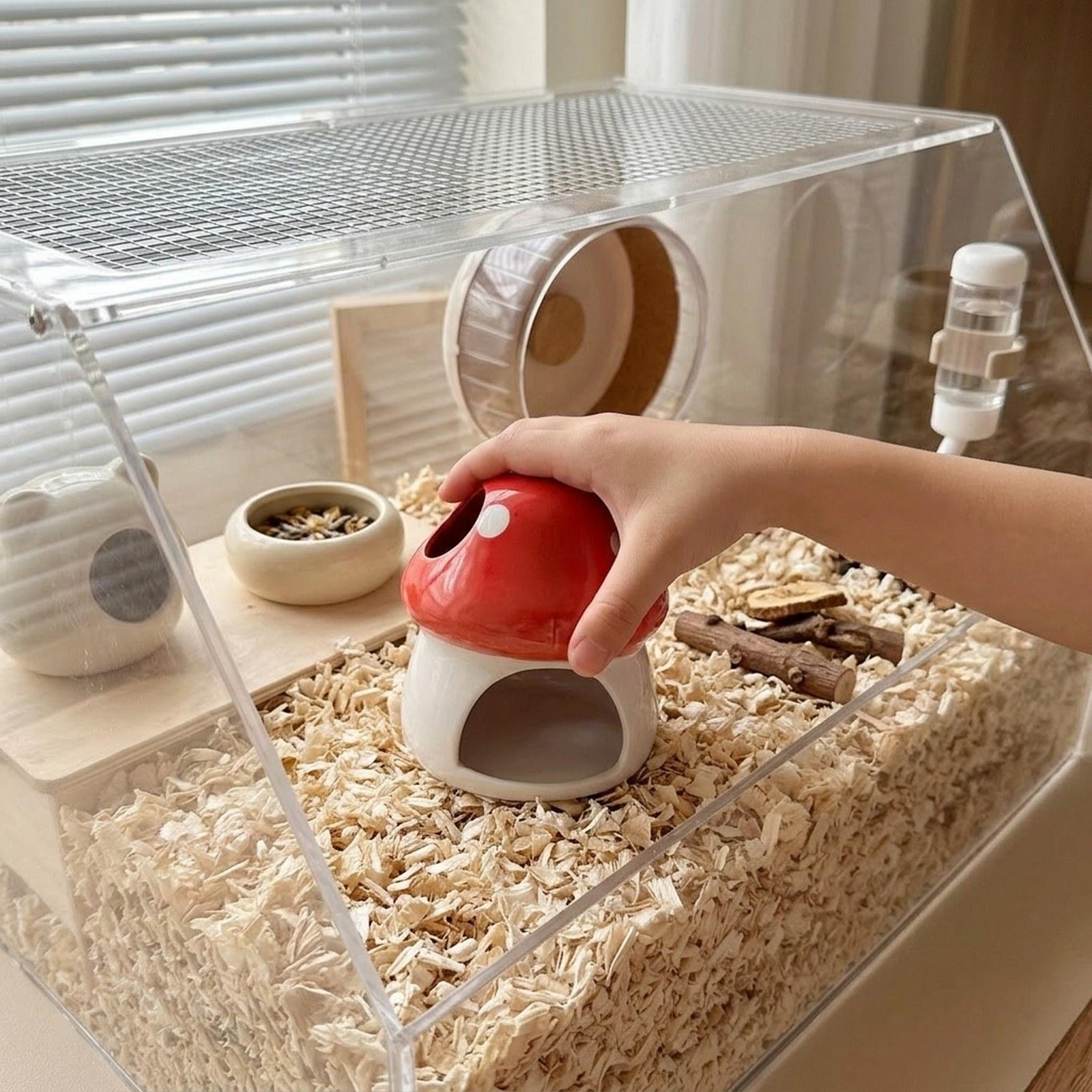 Seramik Hamster Evi Mağara Hab - Hide Cave Ceramic incelemesi ve fiyatı