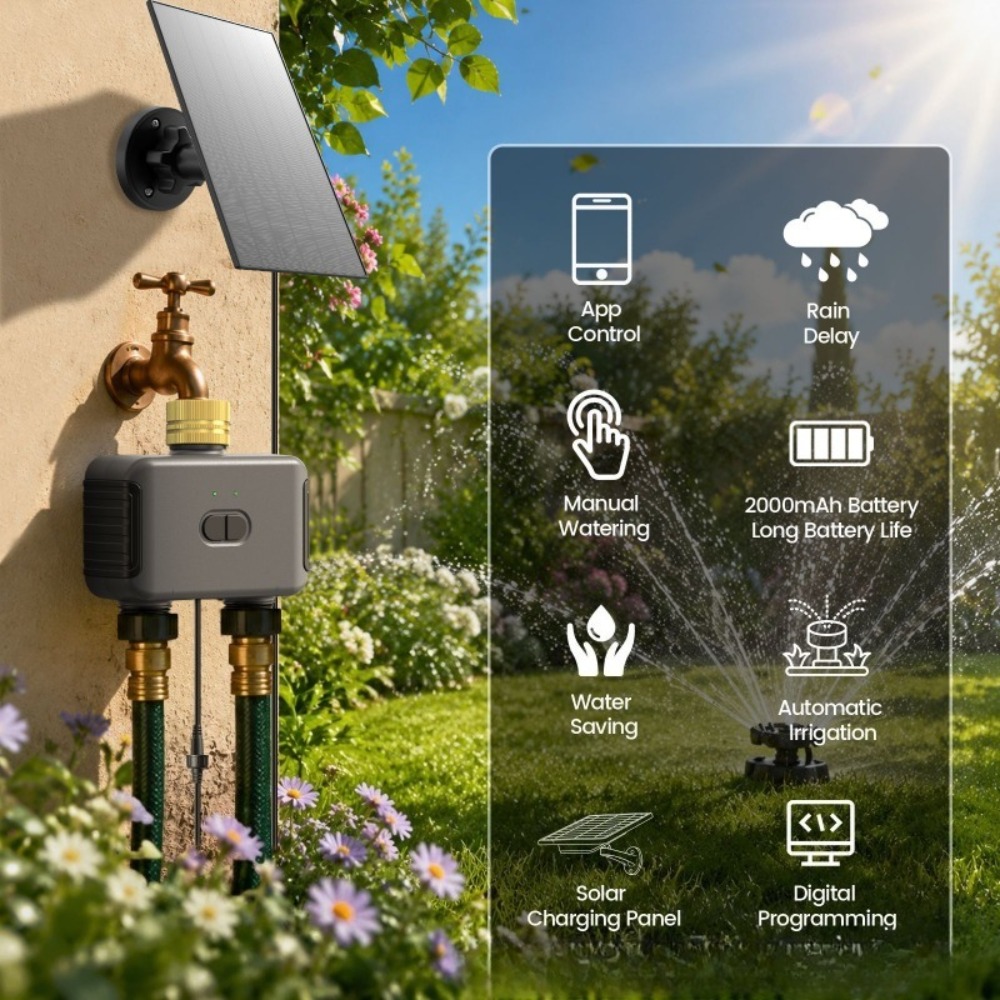 WiFi Çift Çıkışlı Akıllı Su Za - Timer Dual Outlet incelemesi ve fiyatı