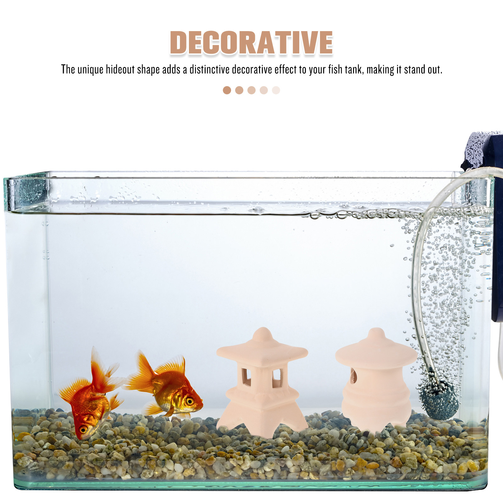 2 Adet Seramik Balık Tankı Dek - Hide Cave Ceramic incelemesi ve fiyatı