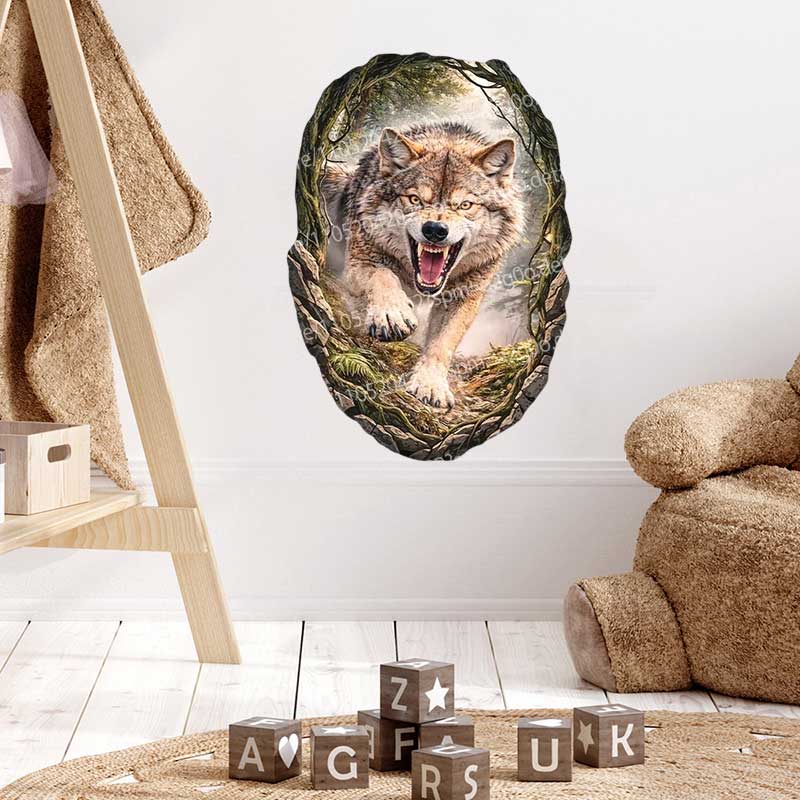 Vahşi Timberwolves Desen Duvar - Pvc Panel Background incelemesi ve fiyatı